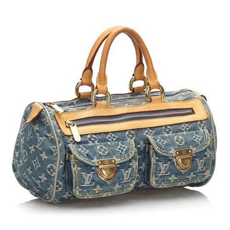 louis vuitton monogram denim neo speedy|louis vuitton denim bag.